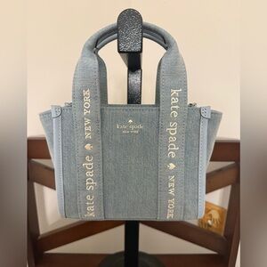 Kate Spade Denim Blue Mini Tote NWT